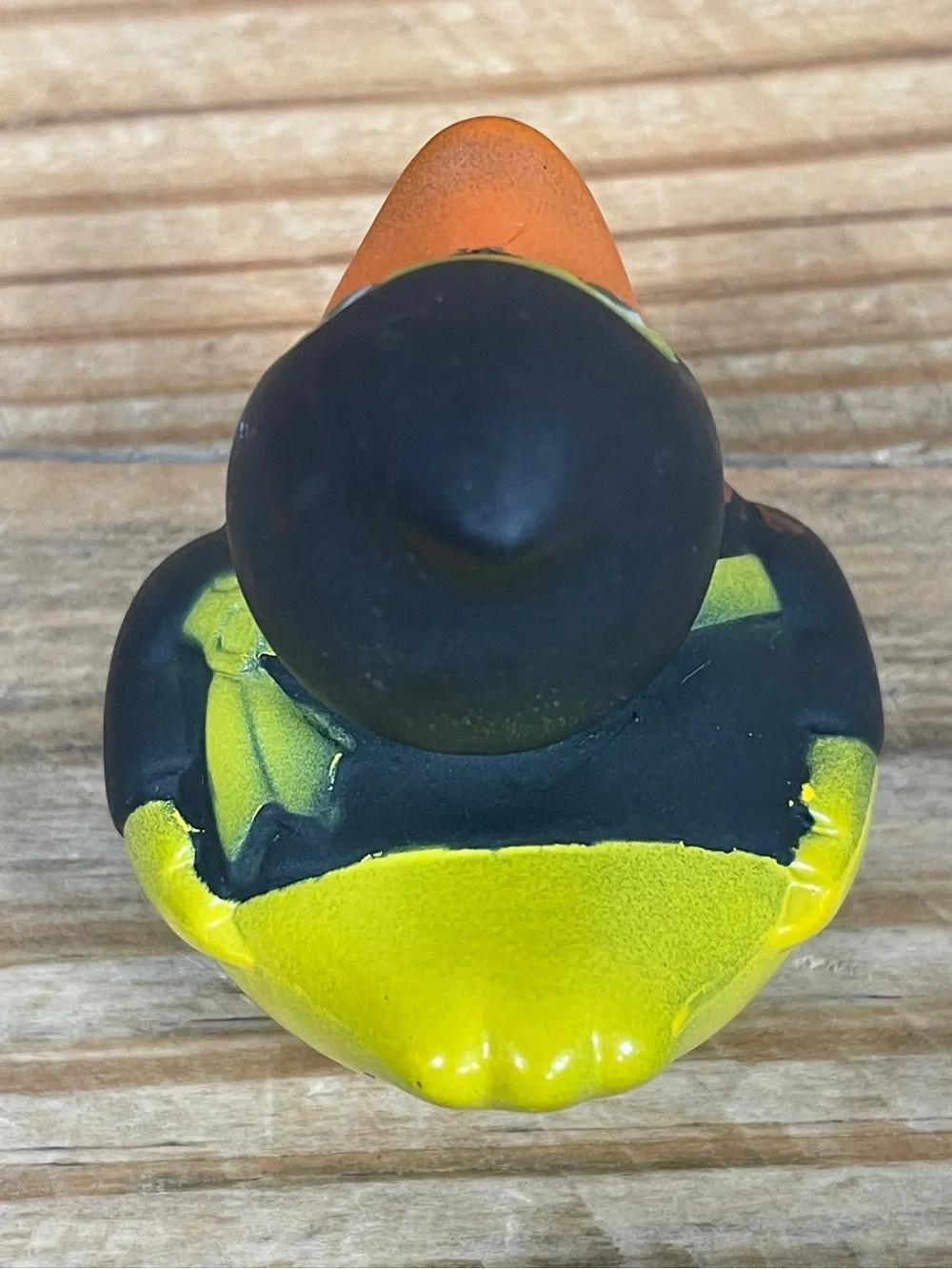 Black Yellow Ninja Rubber Ducky Bath Tub Squirter 3” Water Pool Swim Duck Figure